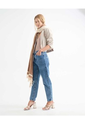 Camiseta Para Mujer Manga Sisa Moda Color Taupe Marca Seven Seven #28096192