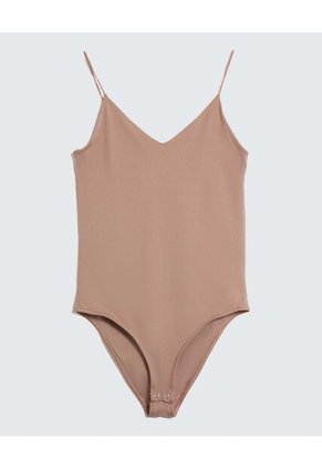 Camiseta Para Mujer Manga Sisa Moda Color Taupe Marca Seven Seven #28096192