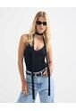 Body Escote En V  Para Mujer Negro Seven Seven de Seven Seven