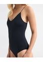 Body Escote En V  Para Mujer Negro Seven Seven de Seven Seven