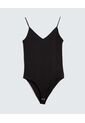 Body Escote En V  Para Mujer Negro Seven Seven de Seven Seven
