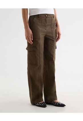 Pantalón Para Mujer Moda Color Café Marca Seven Seven #28071869