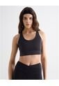 Top Deportivo Escote En V  Para Mujer Negro Seven Seven de Seven Seven