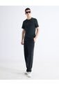 Pantalón Straight Texturizado  Para Hombre Negro Seven Seven de Seven Seven