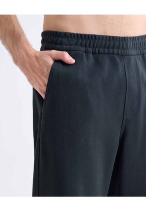 Pantalón Straight Texturizado  Para Hombre Negro Seven Seven