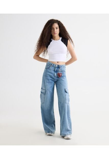 Camiseta Para Mujer Manga Corta Cuello Redondo Color Negro Marca Seven Seven #28096451