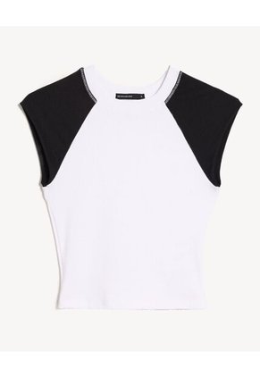 Camiseta Para Mujer Manga Corta Cuello Redondo Color Negro Marca Seven Seven #28096451