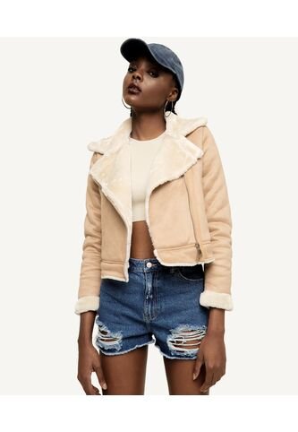 Chaqueta Para Mujer Abrigo Color Avena Marca Seven Seven #28080742 Seven Seven