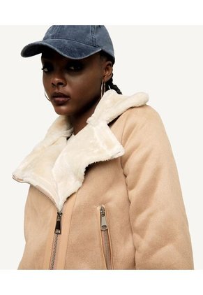 Chaqueta Para Mujer Abrigo Color Avena Marca Seven Seven #28080742