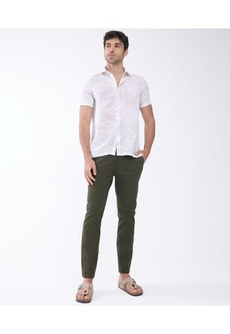 Pantalon Para Hombre Chino Color Verde  Marca Seven Seven #45070935 Seven Seven