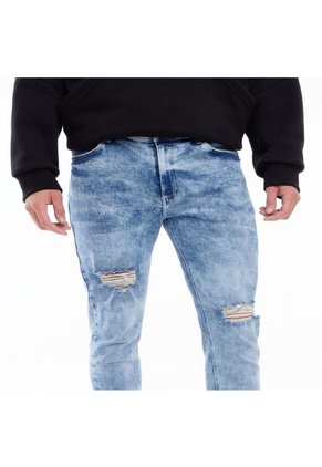 Jean Para Hombre Skinny Color Azul Claro Marca Seven Seven #45160493