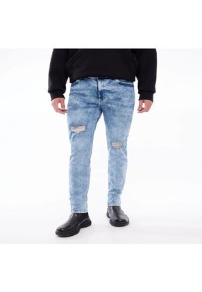 Jean Para Hombre Skinny Color Azul Claro Marca Seven Seven #45160493