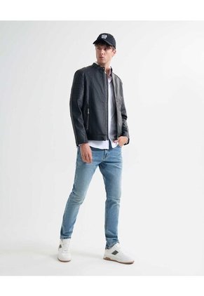 Jean Para Hombre Skinny Color Azul Medio Marca Seven Seven #45160576