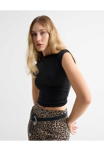 Camiseta Para Mujer Manga Corta Cuello Redondo Color Negro Marca Seven Seven #28096351 Seven Seven