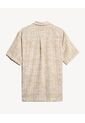 Camisa Resort Estampada  Para Hombre Taupe Seven Seven de Seven Seven