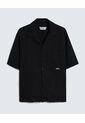 Camisa Para Hombre Manga Corta  Color Negro Marca Seven Seven #45012047 de Seven Seven