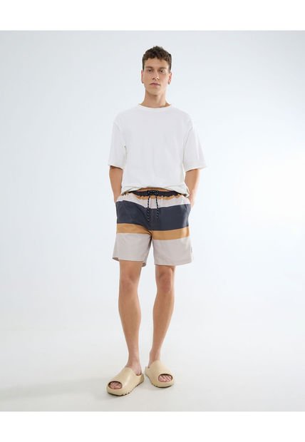 Pantaloneta Para Hombre  Color Mostaza Marca Seven Seven #45280065