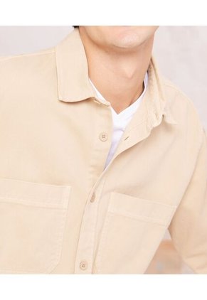 Camisa Para Hombre  Color Camel Marca Seven Seven #45011877