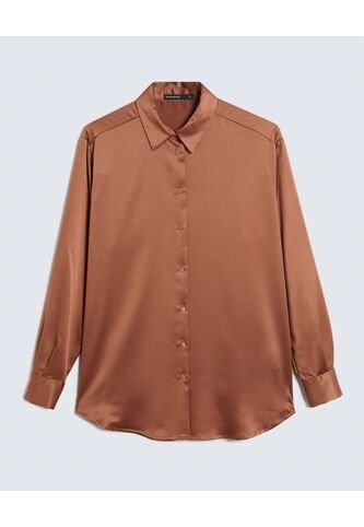 Blusa Para Mujer Manga Larga Color Cafe  Marca Seven Seven #28123993 Seven Seven