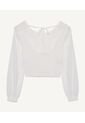 Blusa Para Mujer Manga Larga Color Marfil Marca Seven Seven #28123857 de Seven Seven