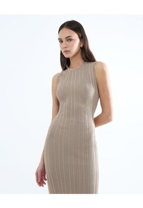 Vestido Para Mujer M/S Marca Seven En Color Arena #28171301