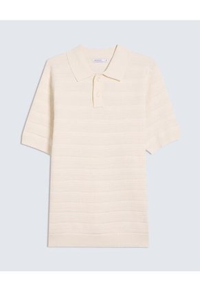 Polo Para Hombre Cuello Tejido  Color Arena Marca Seven Seven #45110871