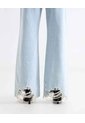 Jean Wide Leg Ruedo Deshecho  Para Mujer Azul Seven Seven de Seven Seven