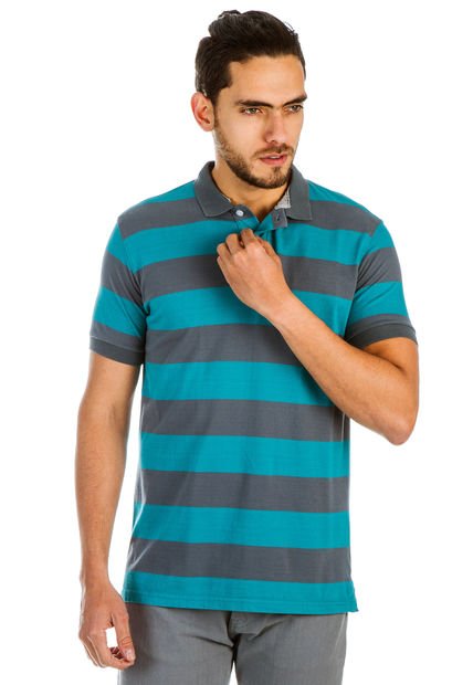 Camiseta Polo Seven Seven Verde Jade