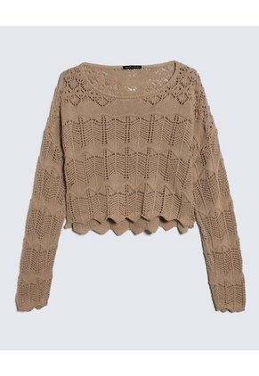 Saco Para Mujer Cuello Redondo Color Marfil Marca Seven Seven #28330642