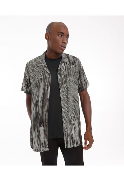 Camisa Para Hombre Manga Corta  Color Verde Claro Marca Seven Seven #45011790