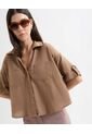 Blusa Para Mujer Manga Corta Color Taupe Marca Seven Seven #28124013 de Seven Seven