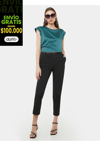 Pantalon Para Mujer Chino Color Negro Marca Seven Seven #28071261