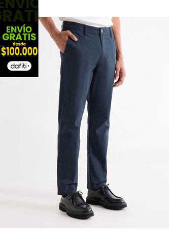 Pantalón  Para Hombre Chino Color Azul Marca Seven Seven #45071210 Seven Seven