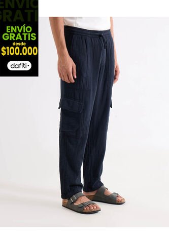 Pantalón  Para Hombre Moda Color Azul Marca Seven Seven #45071133 Seven Seven