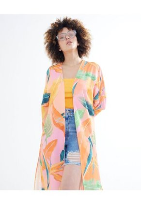 Chaqueta Para Mujer Kimono Color Naranja Marca Seven Seven #28080942