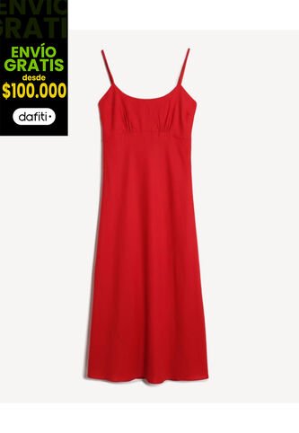 Vestido  Para Mujer M/Sisa Largo Color Rojo Marca Seven Seven #28171493 Seven Seven