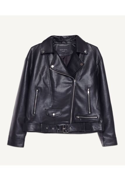 Chaqueta Para Mujer Pu Color Negro Marca Seven Seven #28080884