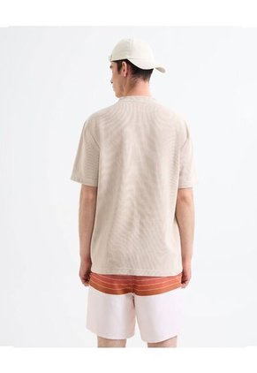 Camiseta Para Hombre Manga Corta Color Beige Marca Seven Seven #45092650