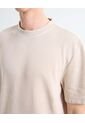Camiseta Para Hombre Manga Corta Color Beige Marca Seven Seven #45092650 de Seven Seven