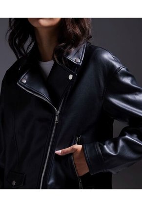 Chaqueta Para Mujer Pu Color Negro Marca Seven Seven #28080884