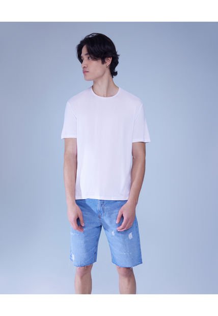 Bermuda Para Hombre  Color Azul Medio Marca Seven Seven #45100633
