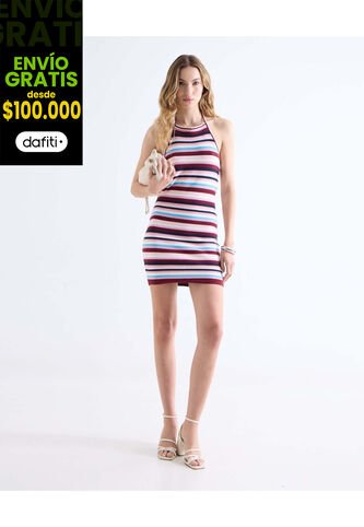 Vestido  Para Mujer M/Sisa Corto Color Rosado Marca Seven Seven #28171435 Seven Seven