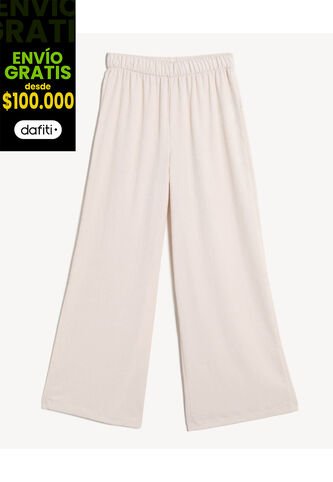 Pantalón  Para Mujer Moda Color Crema Marca Seven Seven #28072017 Seven Seven