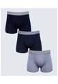 Pack X 3 Bóxer Corto X3 Para Hombre Gris Seven Seven de Seven Seven