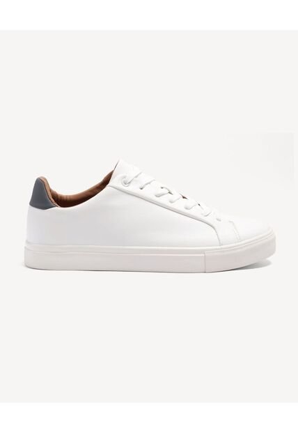 Tenis Urbanos Suela Plana  Para Hombre Crudo Seven Seven