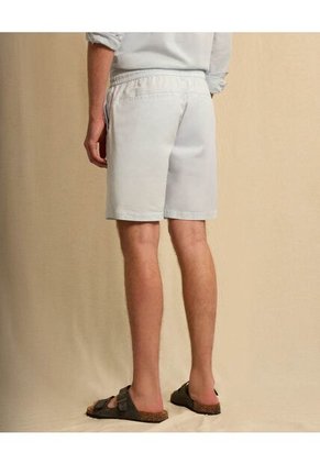 Bermuda Encauchada Rústica  Para Hombre Marfil Seven Seven