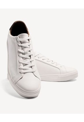 Tenis Urbanos Suela Plana  Para Hombre Crudo Seven Seven