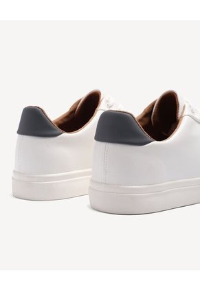 Tenis Urbanos Suela Plana  Para Hombre Crudo Seven Seven