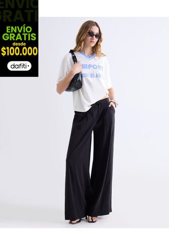 Pantalón  Para Mujer Moda Color Negro Marca Seven Seven #28072004 Seven Seven