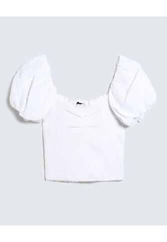 Blusa Para Mujer Manga Corta Color Blanco Marca Seven Seven #28124005 Seven Seven